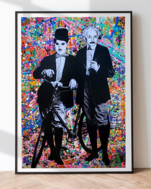 Keep Moving - Charles Chaplin & Einstein - Image 2 1