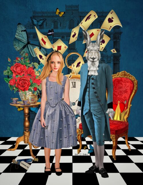 Alice and the White Rabbit 1