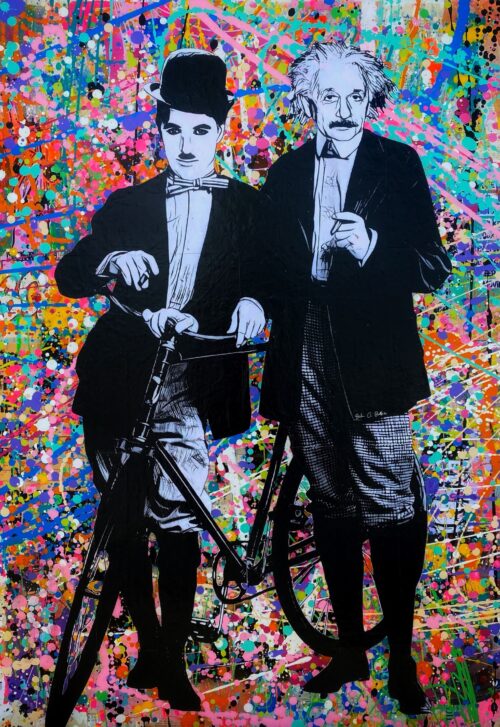 Keep Moving - Charles Chaplin & Einstein 1