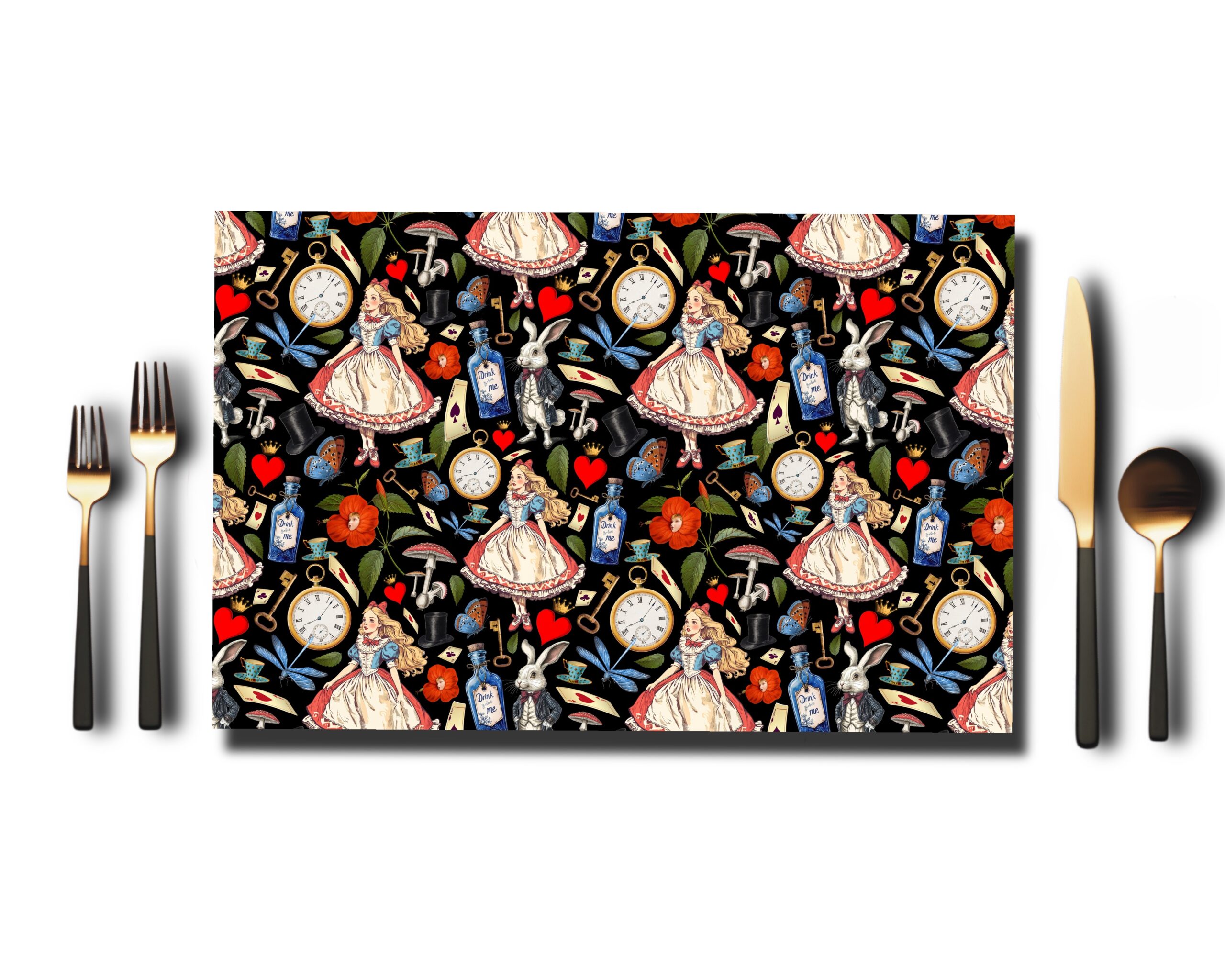 Alice in Wonderland Teatime party - paper placemats 1