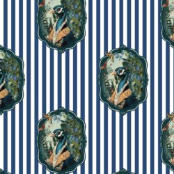 The Blue Garden Society- Wallpaper