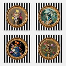Society in Bloom - Acrylic coasters