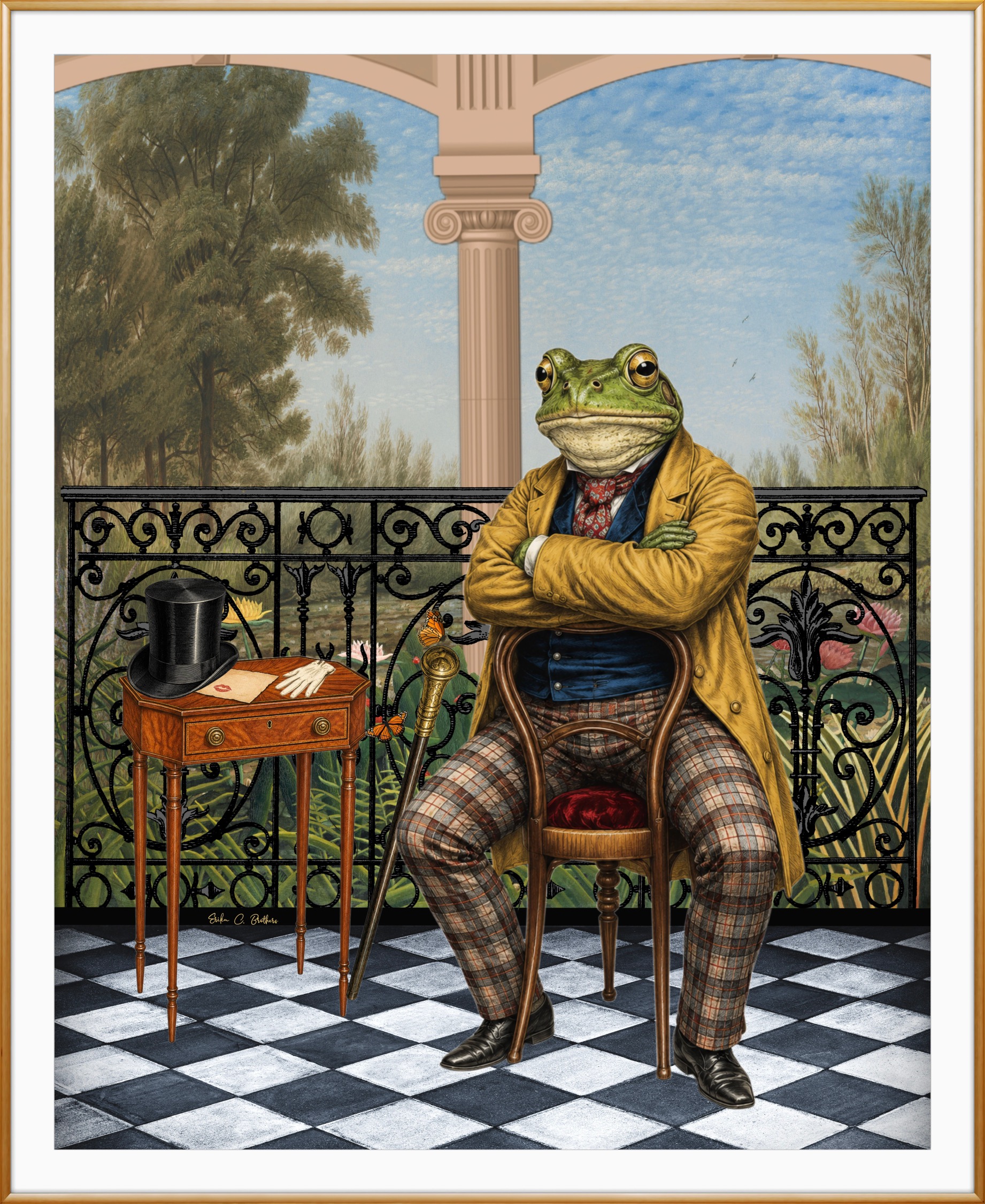 I Said I’d Never Kiss a Frog - Victorian frog