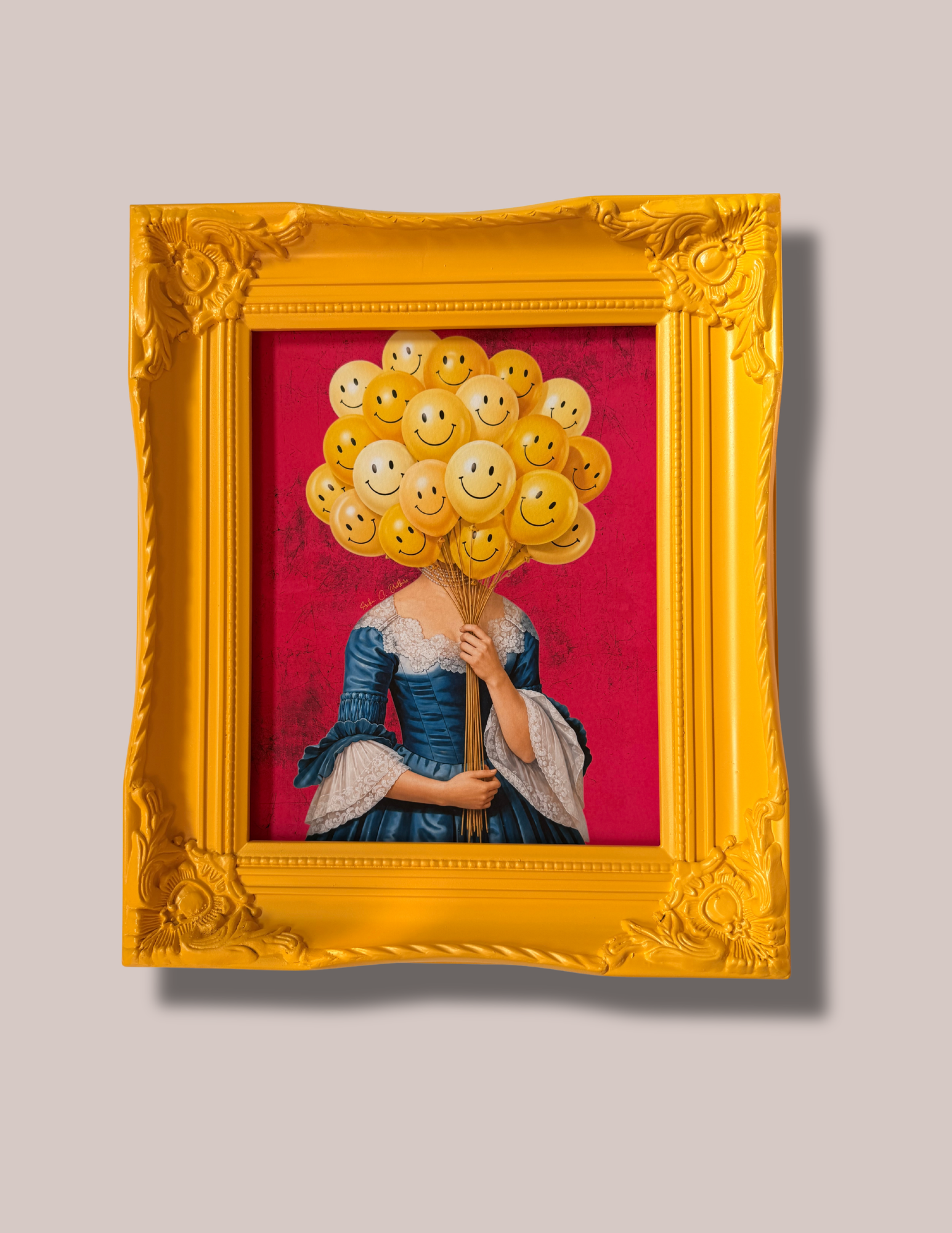 Smiley Balloons | Smiley Face Wall Art by Erika C. Brothers