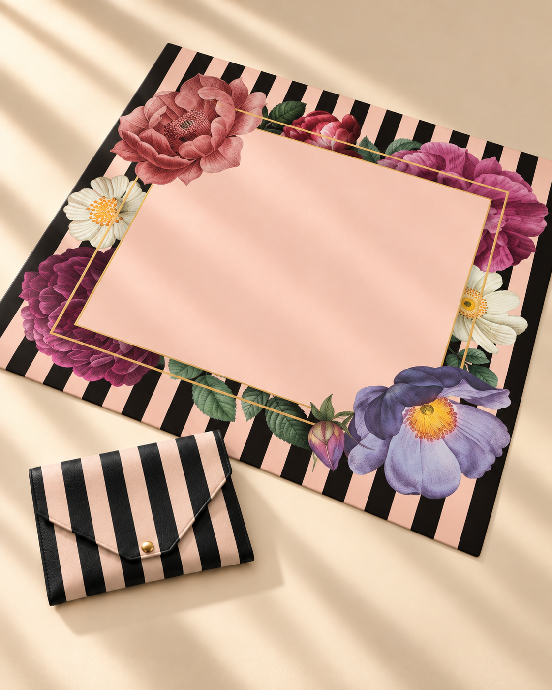 Blush & Bloom – Mahjong Mat