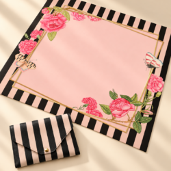 Petals & Stripes – Mahjong Mat